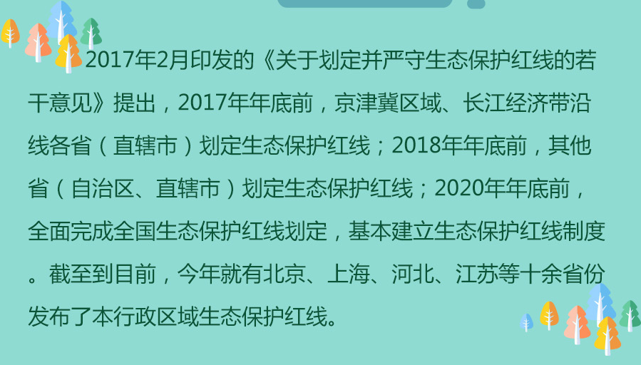 守青山护绿水 十余省份划定生态保护红线
