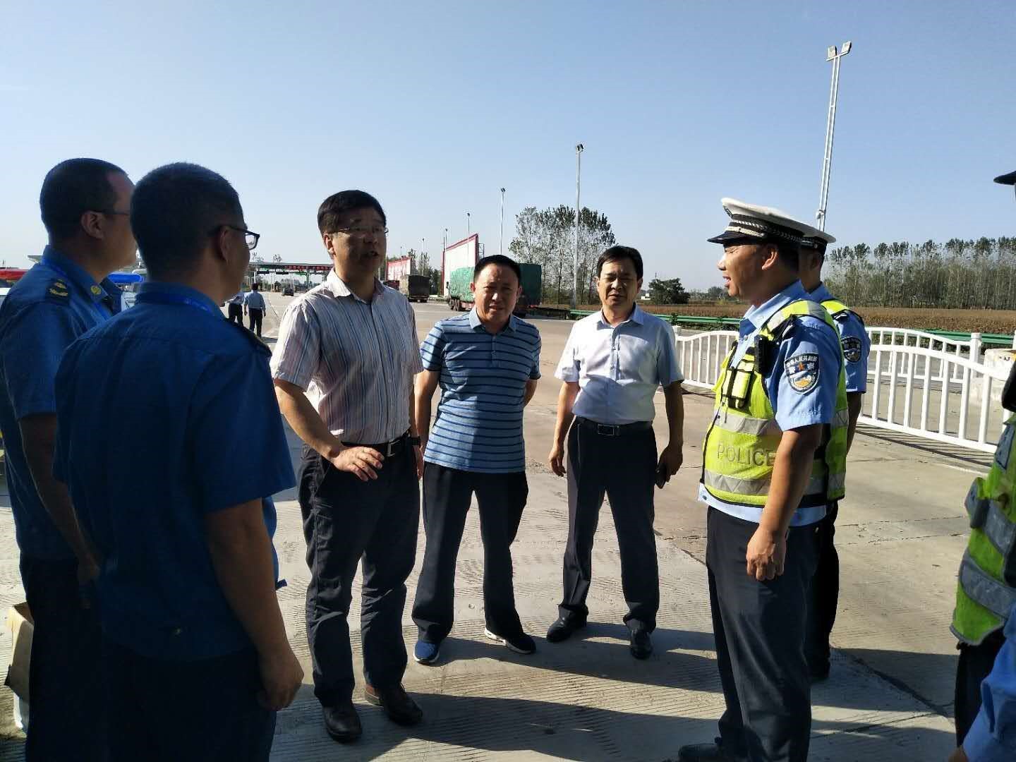 河南省环保厅领导莅临沈丘督导检查柴油货车污染防治工作